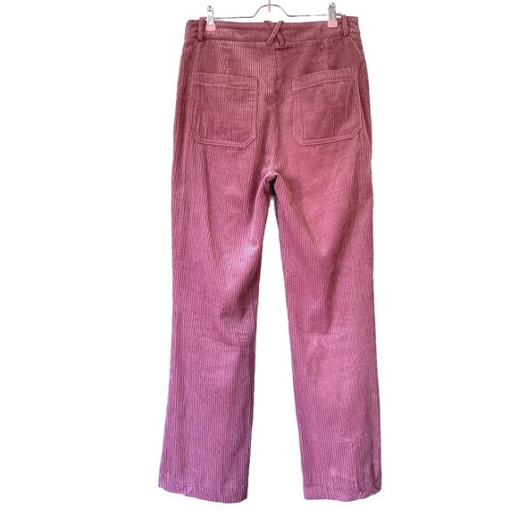 WYSE London - Falon Flare Jumbo Cord Trouser – Pink – Size 3 (8/M) - Picture 6 of 13